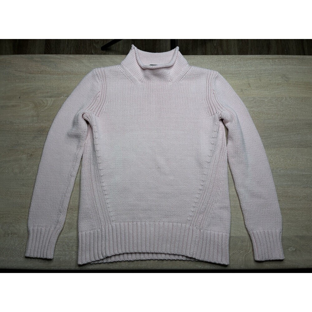 J Crew Always Rollneck Sweater Baby Pink Size XS